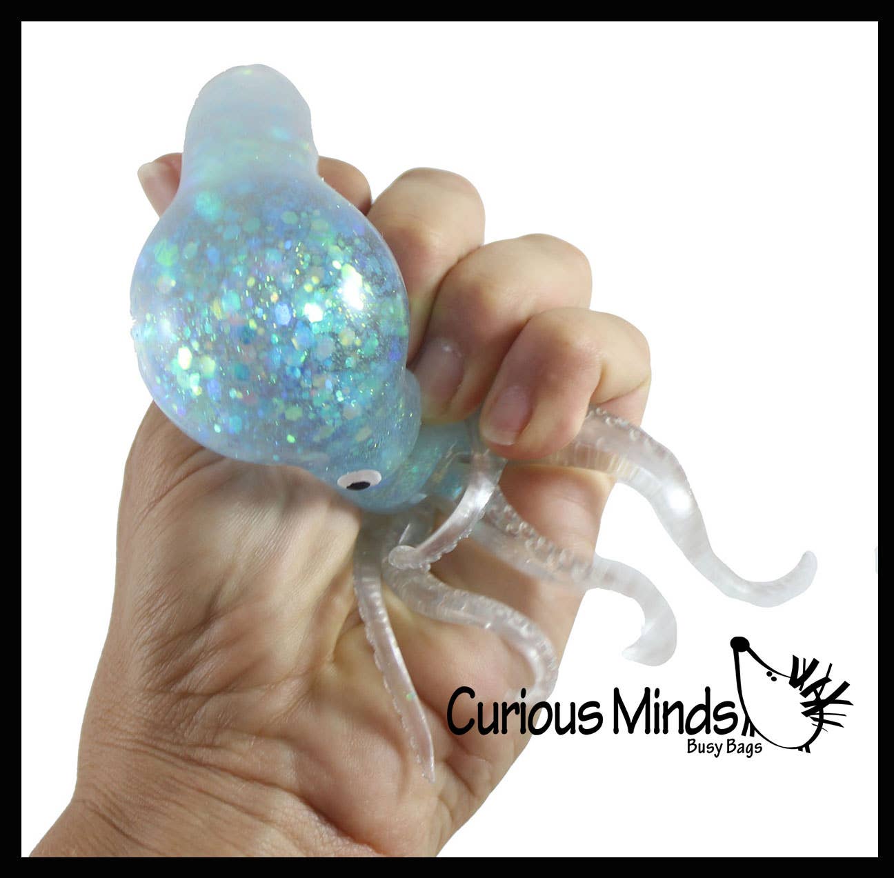 Single Gooey Gel Filled Octopus Fidget Stress Toy - Soft Squishy