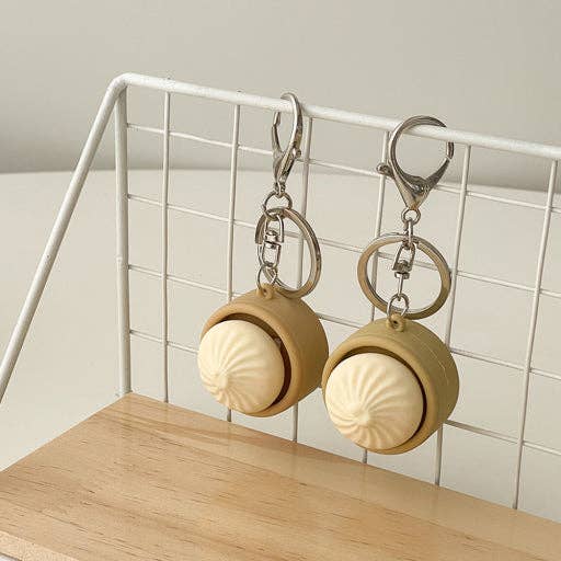 Original Dumpling Clicker Keyring – Mini Stress Relief Figet