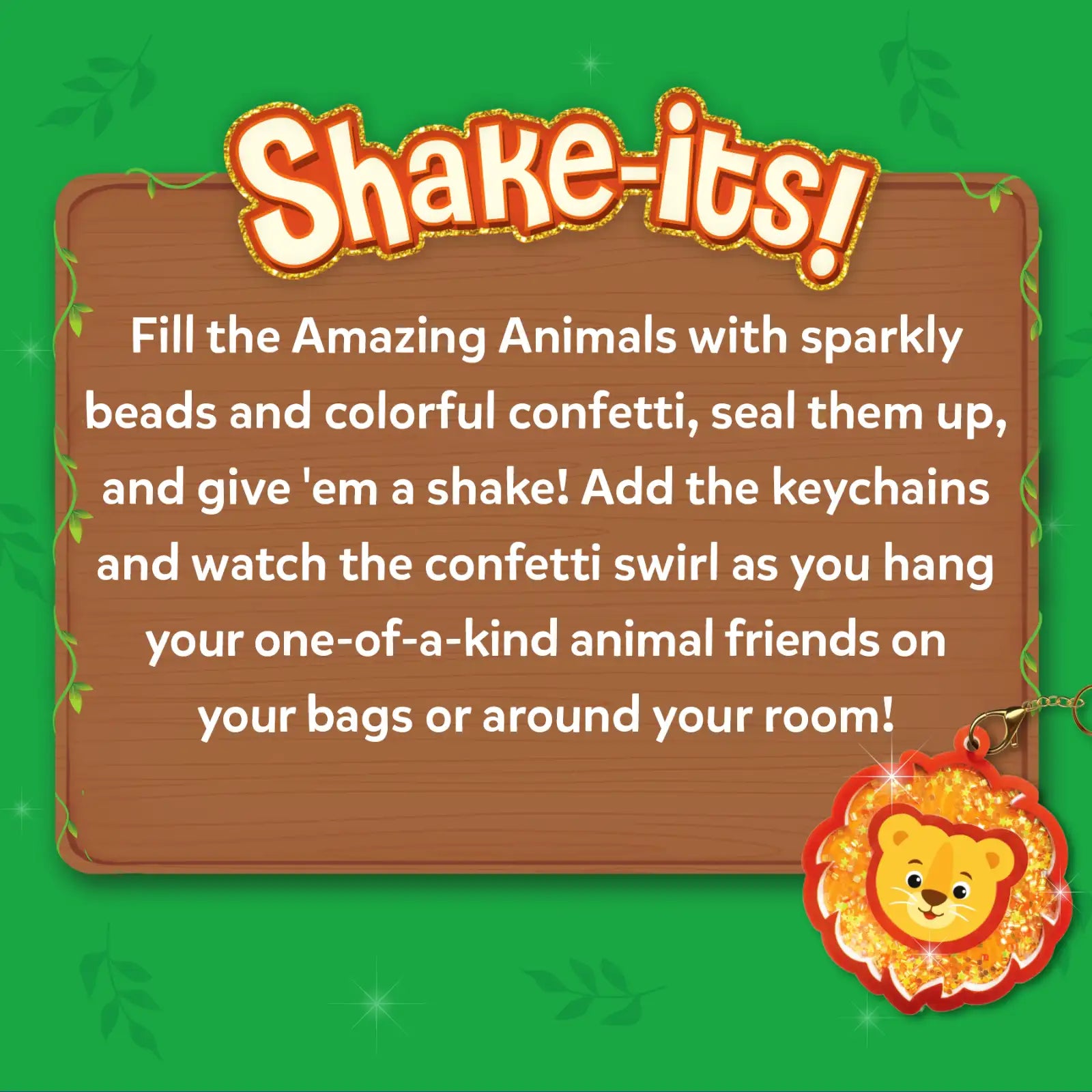 Skillmatics Kids Shake-its Amazing Animals Craft Kit