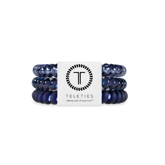 Spiral Hair Coils | Small | Nightfall Navy Hair Ties