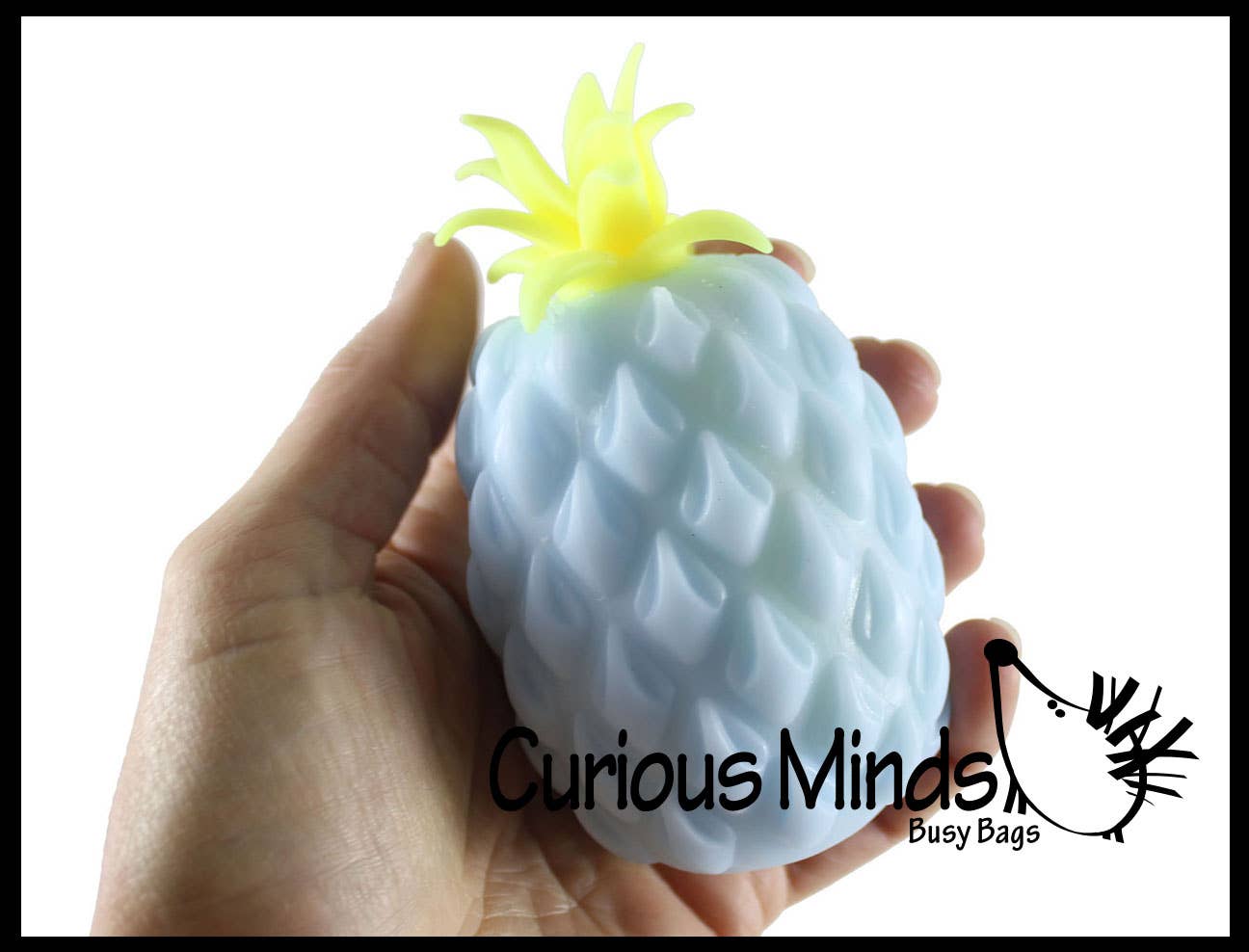Single Cute Pineapple Soft Fluff- Filled Squeeze Stress Balls  -