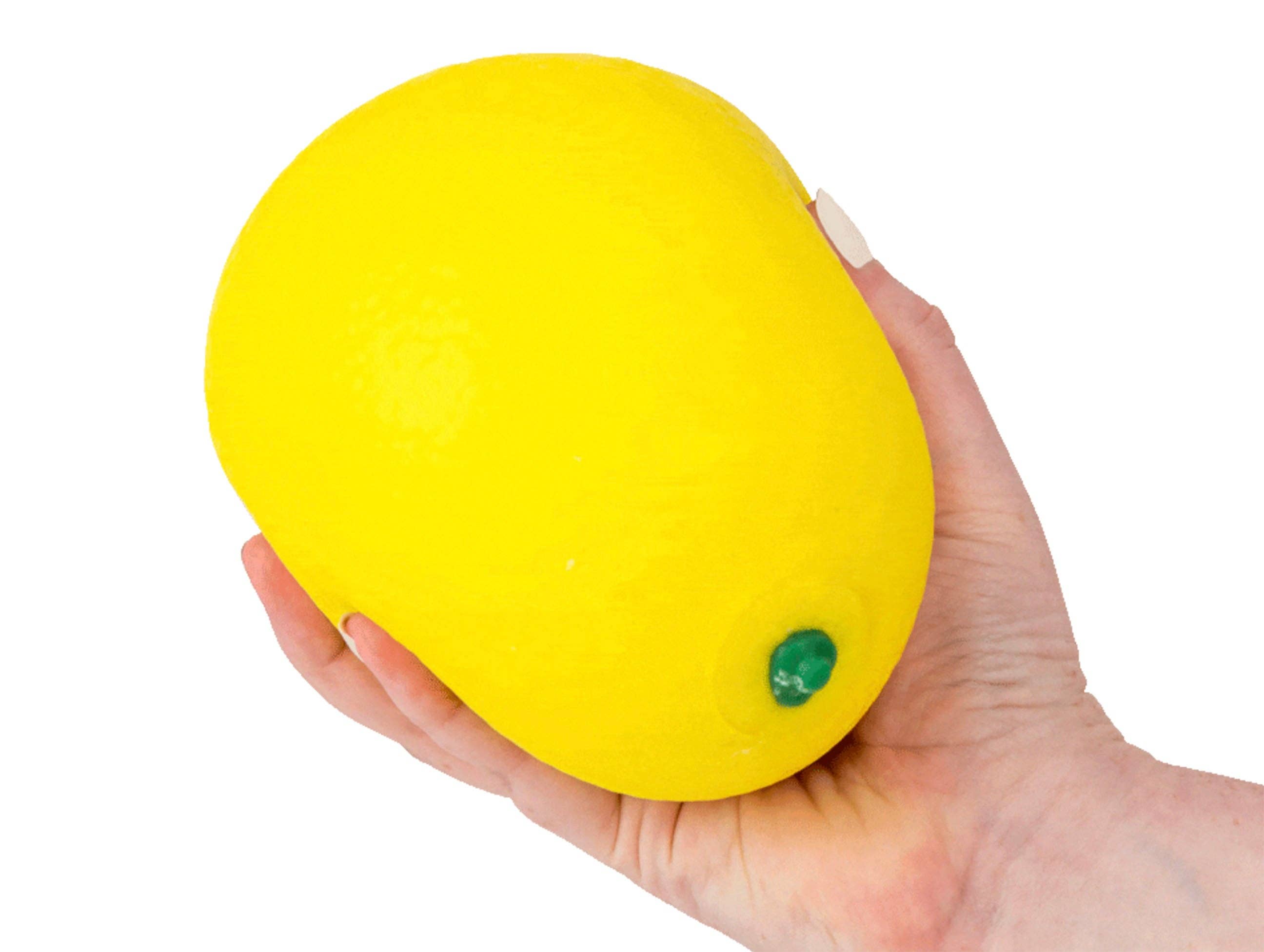 Jumbo Doh Filled Lemon - Soft Stress Squishy Ball Fruit
