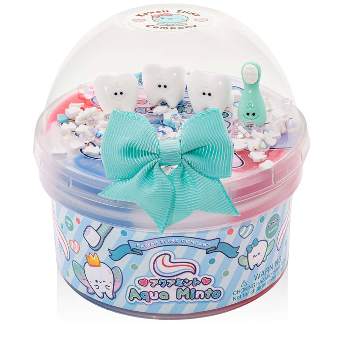 Aqua Minto 2 Slimes in 1 Signature Dome™ Kawaii Slime