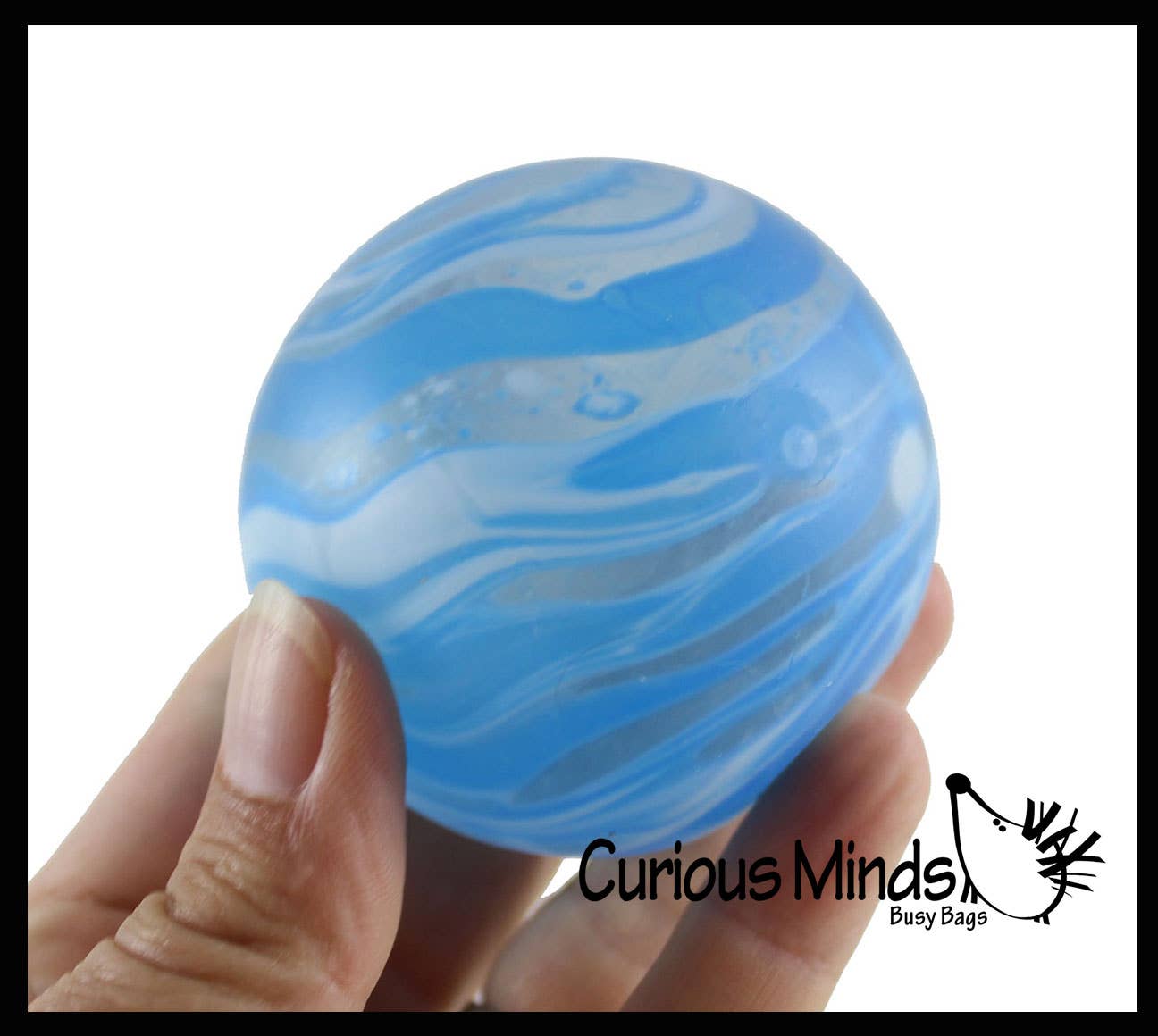 Single Marble Sugar Ball - Thick Glue/Gel Stretch Ball - Squishy