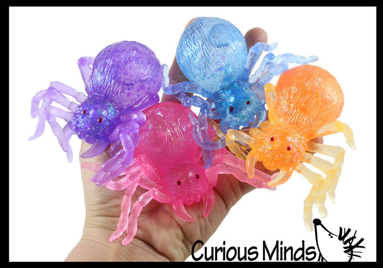 Single Sugar Ball Spider Squishy Stress Ball