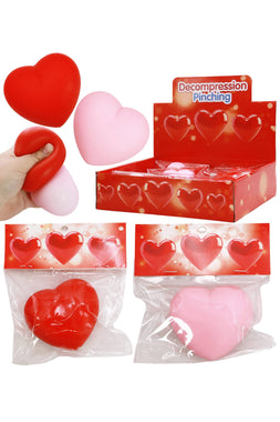 Romantic Love Heart Slime Filled Squishy Bag