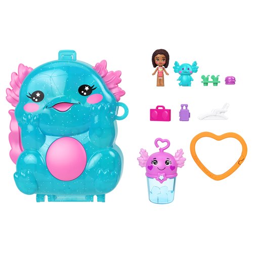 Mattel Polly Pocket Axolotl Adventure Compact Playset
