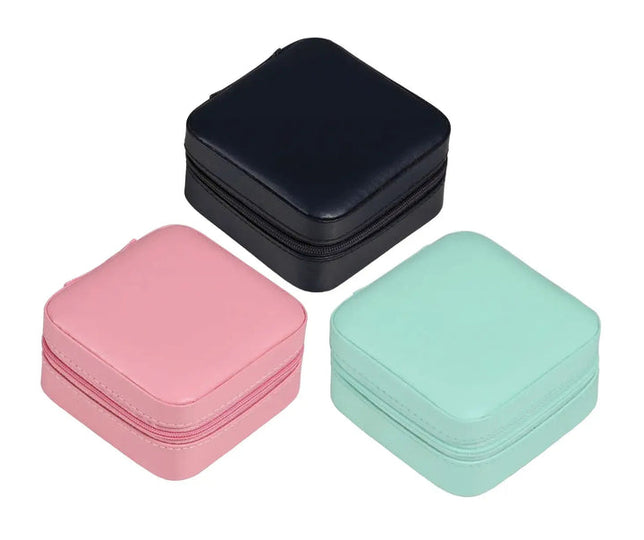 Small Travel Jewelry Case 3 Colors