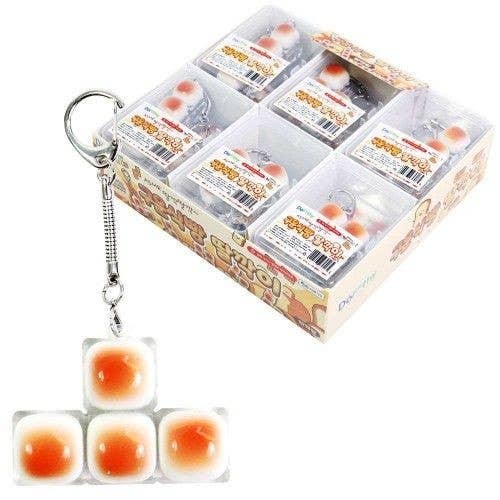 Toast Bread Clicker Key Holder (With Case)