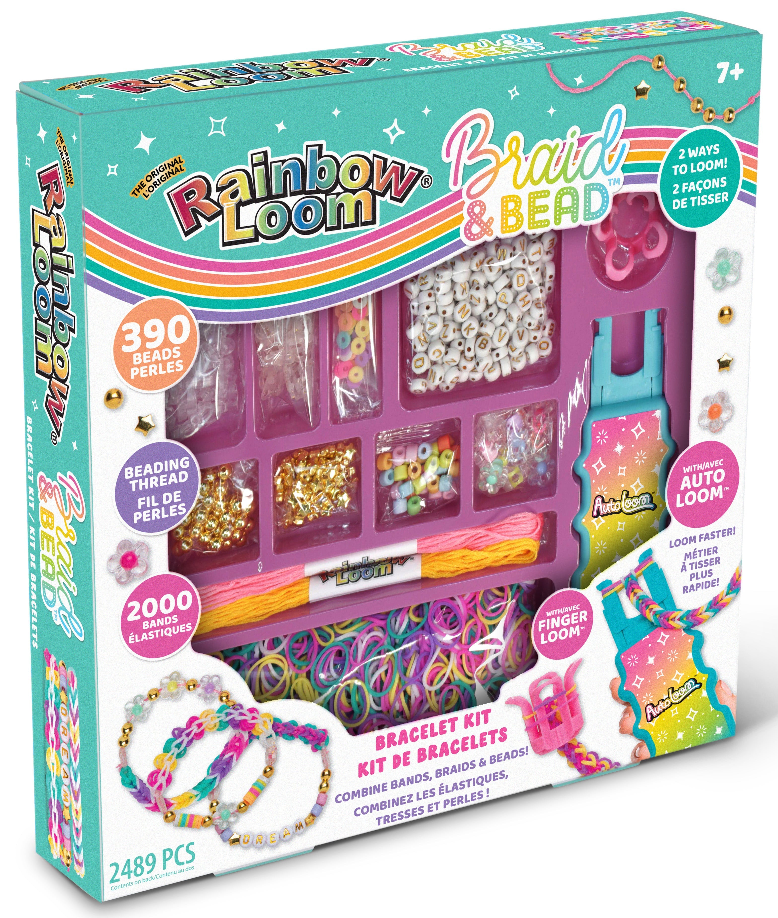 Ultimate Rainbow Loom Braid & Bead Kit with Auto & Finger Looms