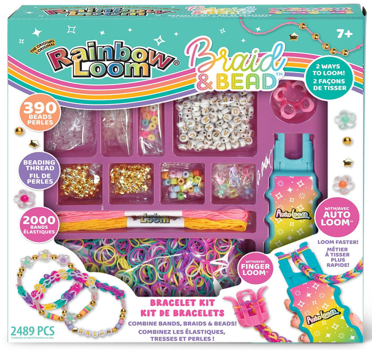 Ultimate Rainbow Loom Braid & Bead Kit with Auto & Finger Looms
