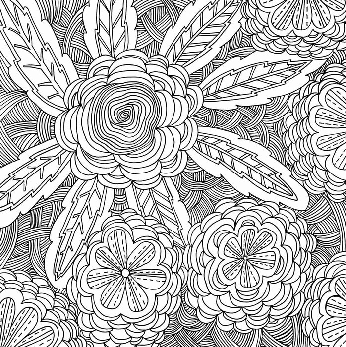 Peter Pauper Press Serenity Adult Coloring Book