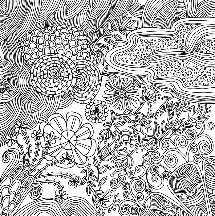Peter Pauper Press Serenity Adult Coloring Book