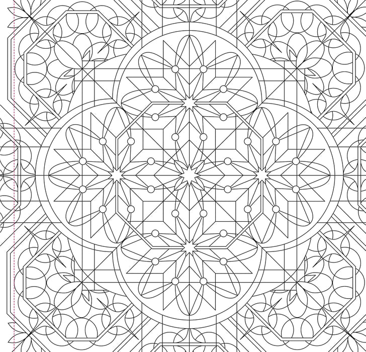 Peter Pauper Press Kaleidoscope Designs Adult Coloring Book
