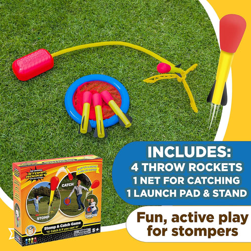 Stomp Rocket Stomp and Catch Rocket Launcher Game