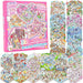 20 Sets 3D Sticker Scenes: DIY Miniature Cartoon Animals & Houses Stress Relief Fun