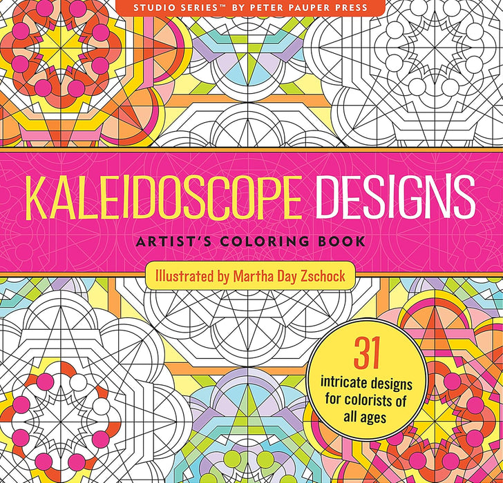 Peter Pauper Press Kaleidoscope Designs Adult Coloring Book
