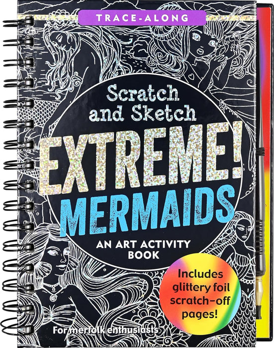 Extreme Mermaids Scratch and Sketch Book
