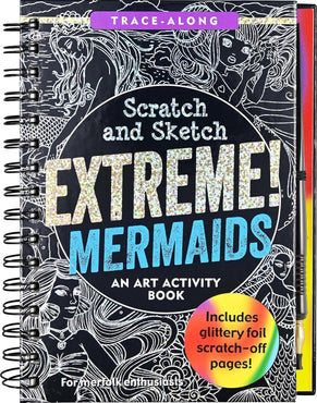 Extreme Mermaids Scratch and Sketch Book