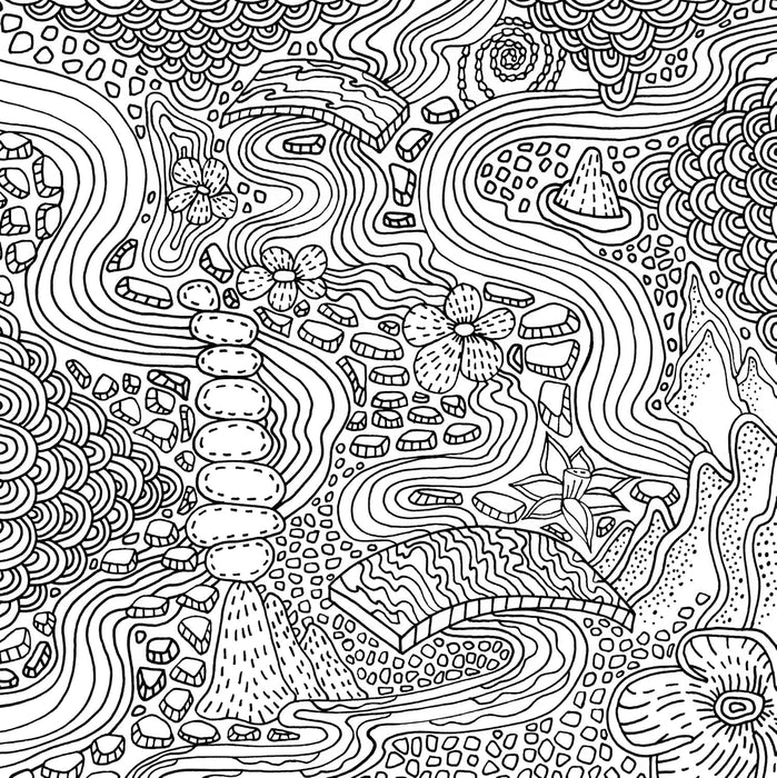 Peter Pauper Press Serenity Adult Coloring Book