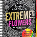 Peter Pauper Press Scratch & Sketch Extreme Flowers Activity Book