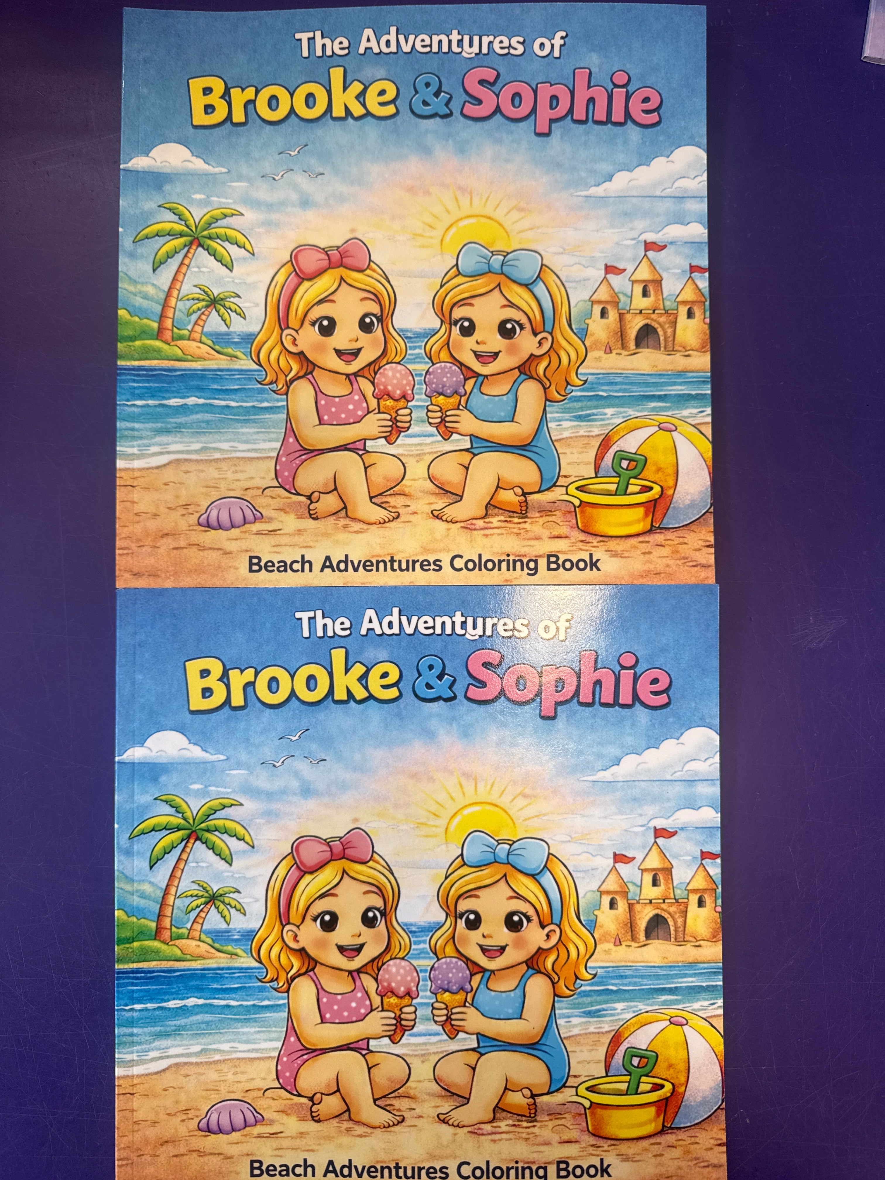 Brooke & Sophie Beach Adventures Coloring Book