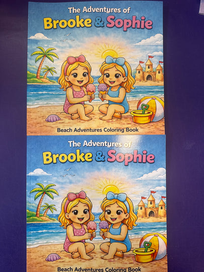 Brooke & Sophie Beach Adventures Coloring Book