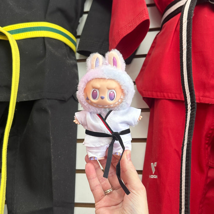 Labubu Taekwondo Outfit Black Belt