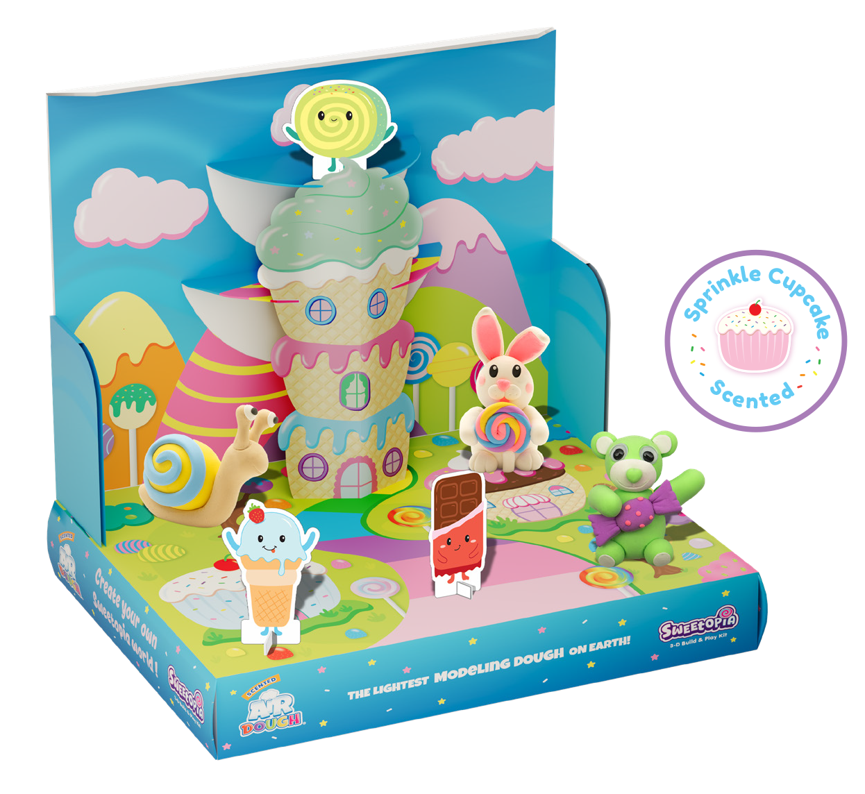 Scented Air Dough: 3-D Build Kits - Sweetopia