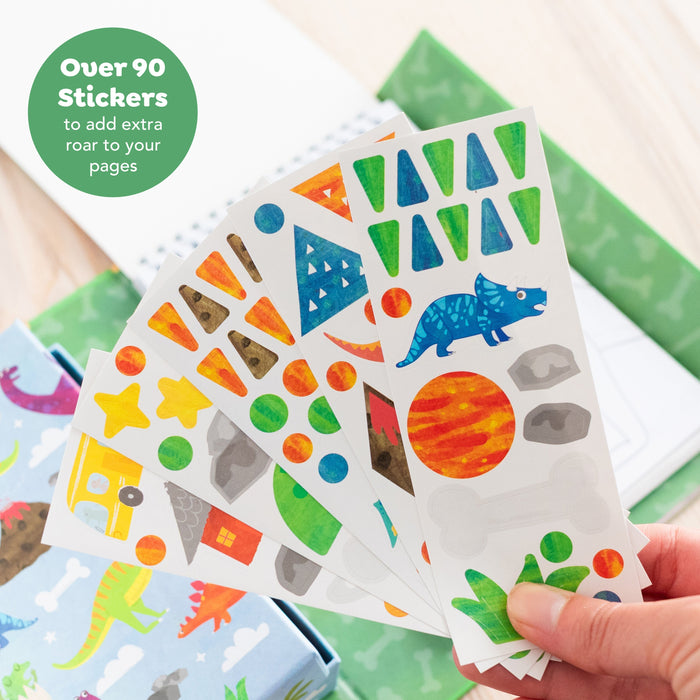Tiger Tribe Dinosaur Colouring Set Activity Kit