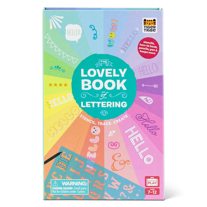 Tiger Tribe Lovely Book of Lettering Creative Activity Kit