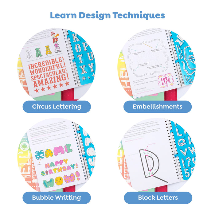 Tiger Tribe Lovely Book of Lettering Creative Activity Kit
