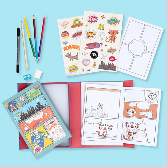 Tiger Tribe Comic Book Creation Kit: Practice, Plan, Create