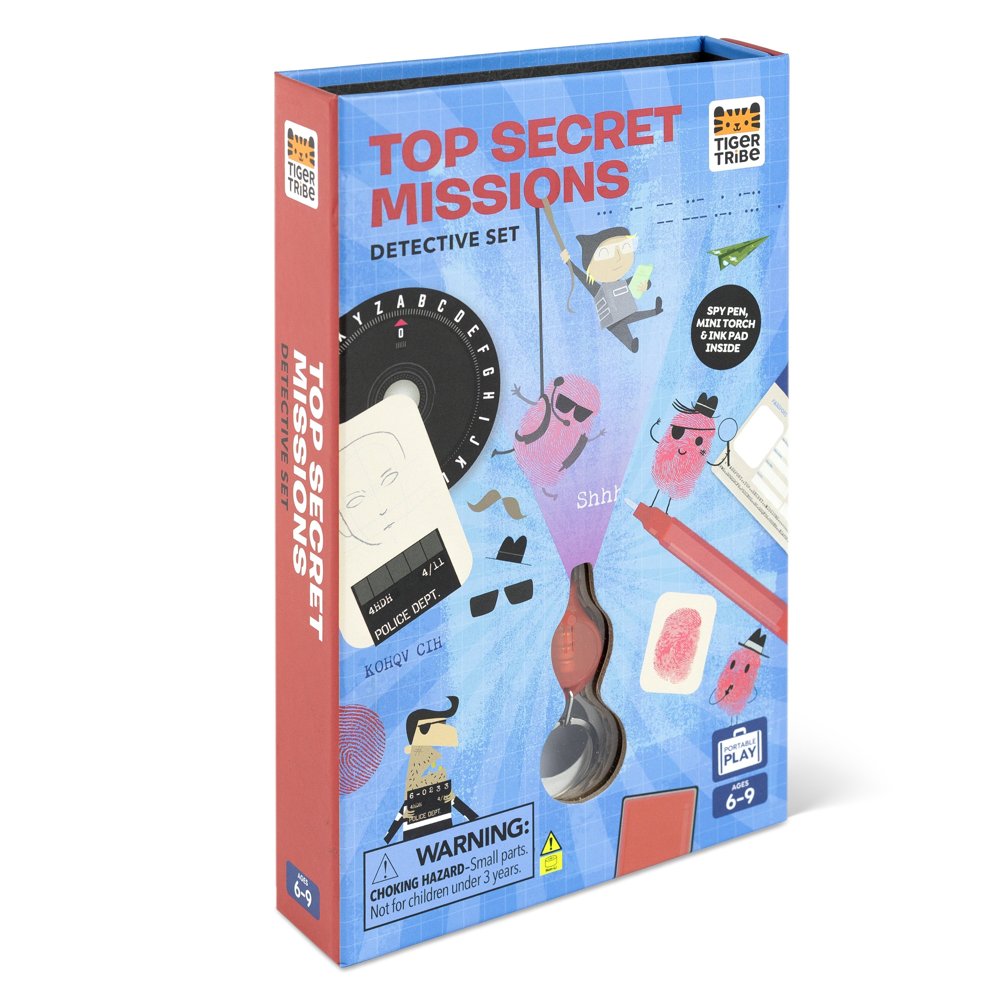 Tiger Tribe Top Secret Missions Detective Activity Set