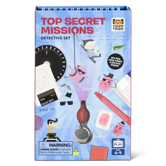 Tiger Tribe Top Secret Missions Detective Activity Set