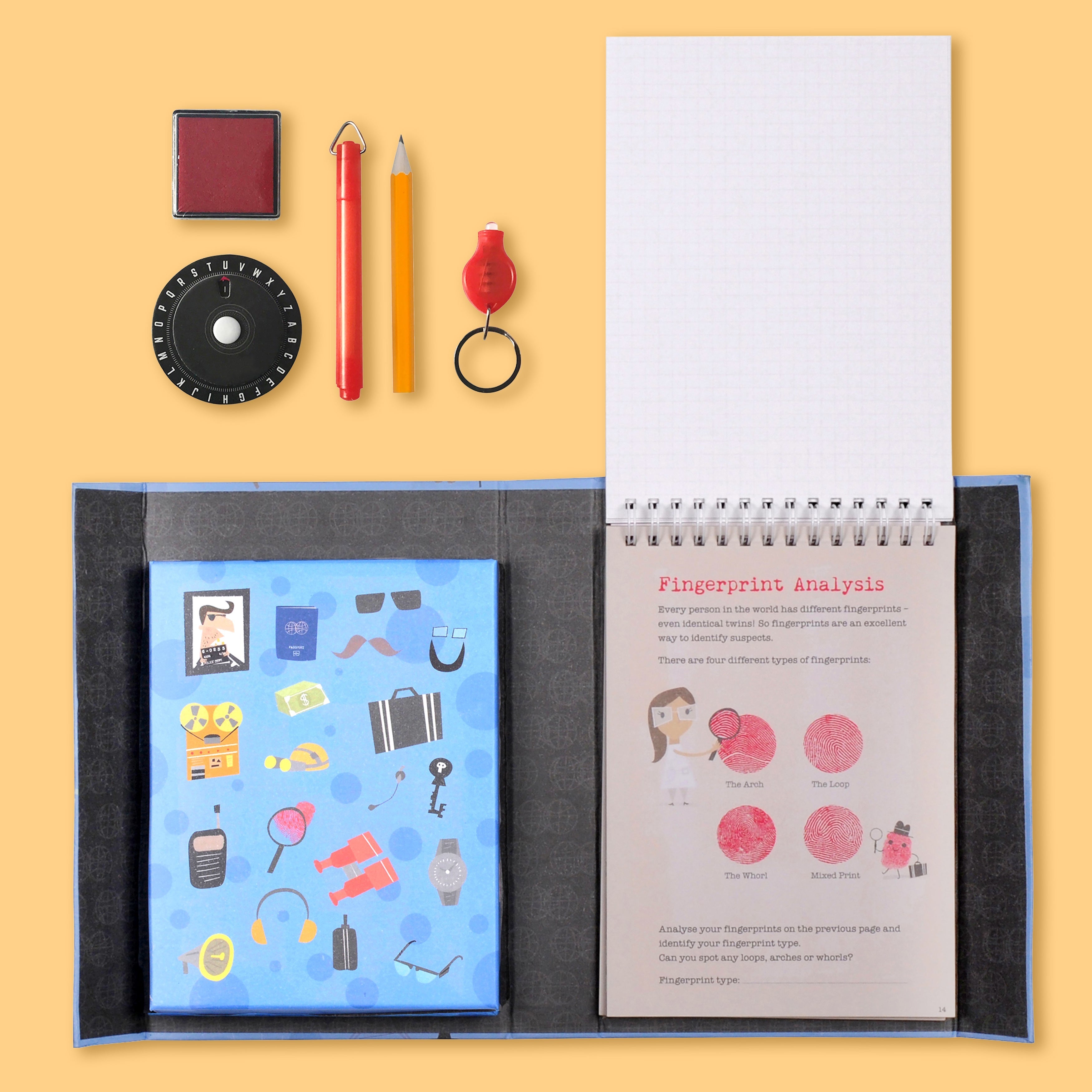 Tiger Tribe Top Secret Missions Detective Activity Set