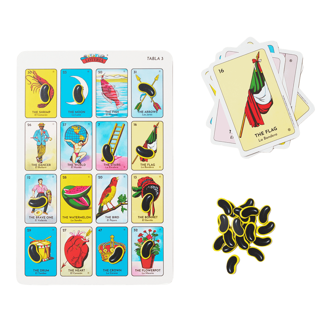 Asmodee Loteria Bilingual Edition Board Game ASMLOTBIL01
