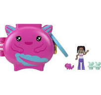 Polly Pocket Pet Connects Stackable Compact Playset - Assorted