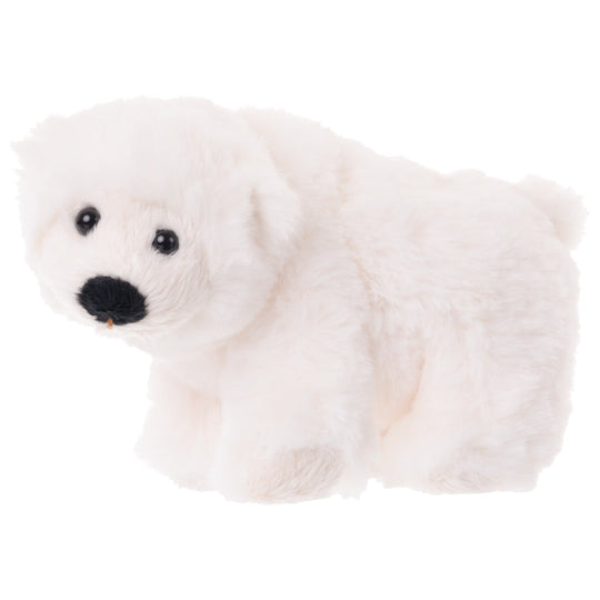 Antonius 6-Inch Soft Plush Polar Bear Toy - Cuddly Stuffed Animal for Kids