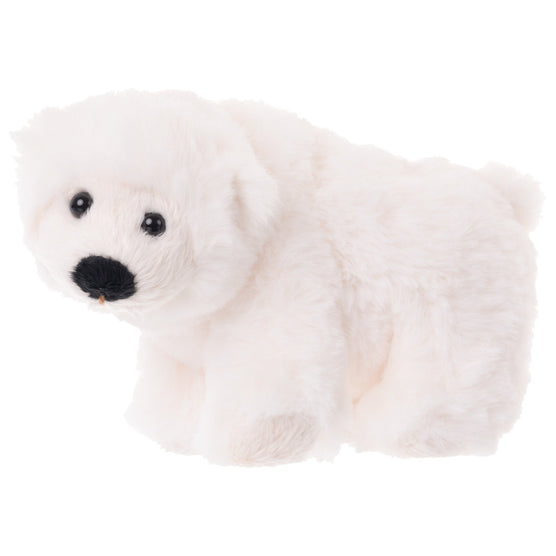 Antonius 6-Inch Soft Plush Polar Bear Toy - Cuddly Stuffed Animal for Kids