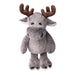 Atlas Premium Gentle Grey Moose Plush Toy - Soft Fur, Majestic Antlers