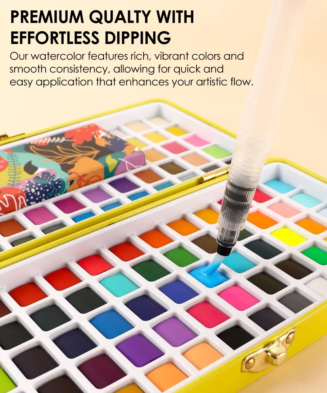 Grabie Art Premium Watercolor 100-Color Set