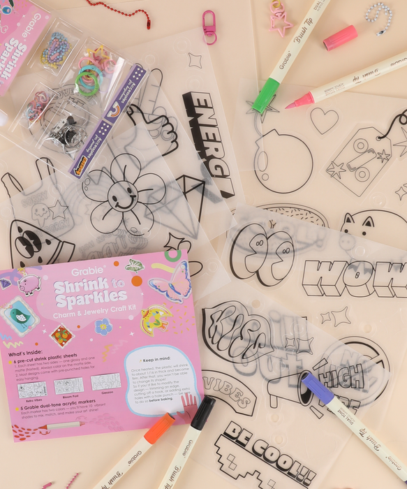 Grabie Bloom Post DIY Shrink Art Craft Kit