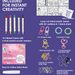 Grabie Retro Vibes DIY Shrink Art Craft Kit