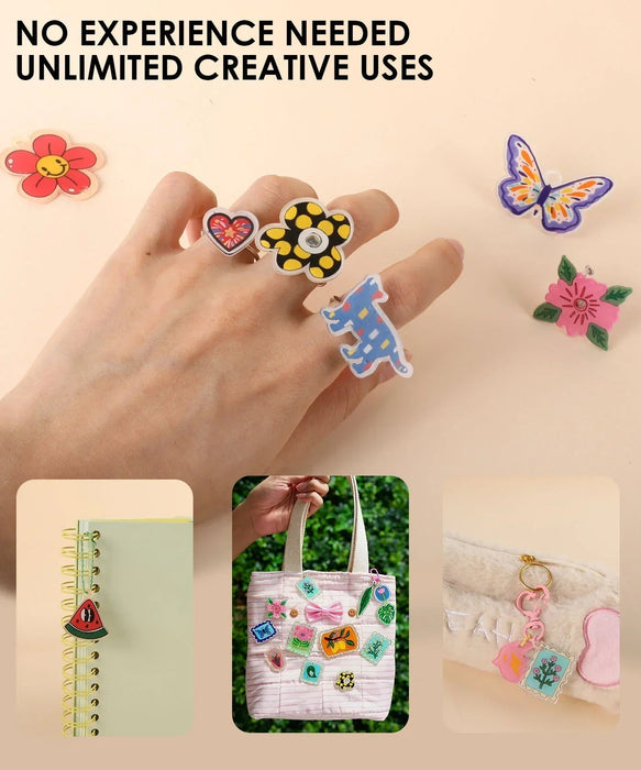 Grabie Retro Vibes DIY Shrink Art Craft Kit