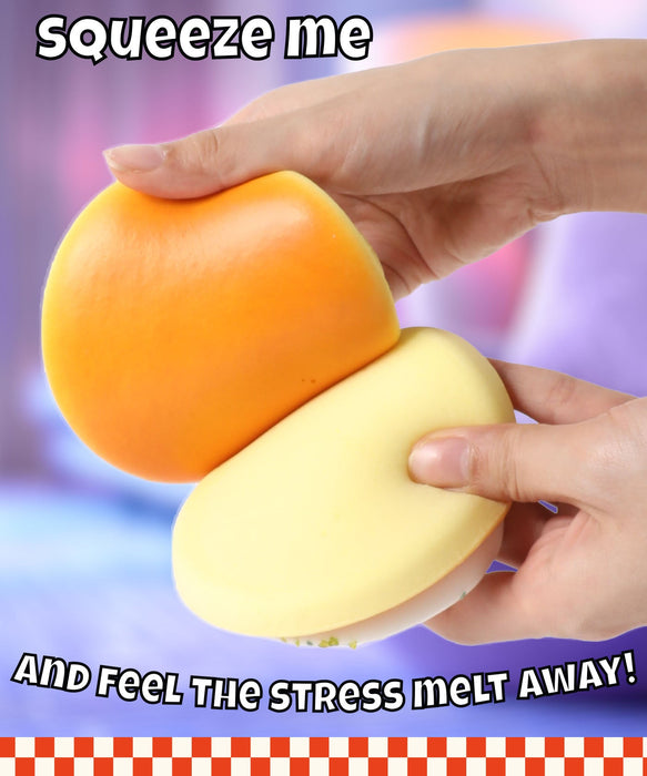 Grabie Ultimate Fluffy Egg Pancakes Stress Relief Squishy Toy