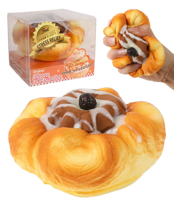 Grabie Ultimate Bloom Bun Sundae Stress Relief Squishy Toy