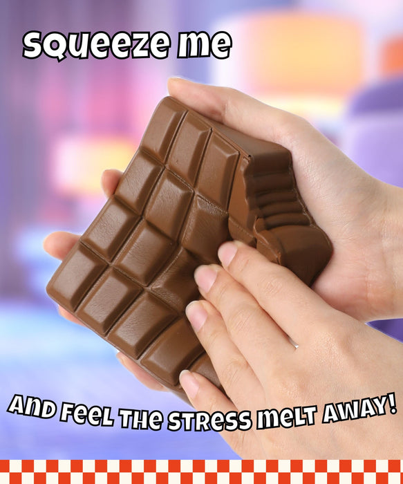 Grabie Ultimate Chocolate Chunky Bar Stress Relief Squishy Toy