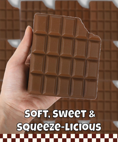 Grabie Ultimate Chocolate Chunky Bar Stress Relief Squishy Toy