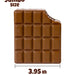Grabie Ultimate Chocolate Chunky Bar Stress Relief Squishy Toy